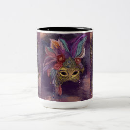 MASQUERADE VENICE ART ZWEIFARBIGE TASSE