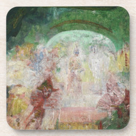 Masquerade von James Ensor (1889) Getränkeuntersetzer