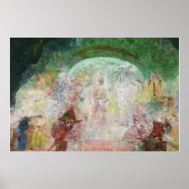 Masquerade von James Ensor (1889) Poster