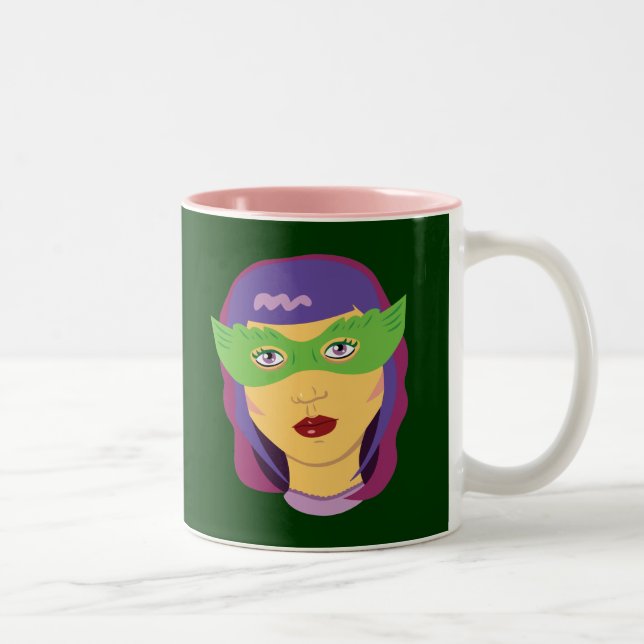 Masquerade Zweifarbige Tasse (Rechts)