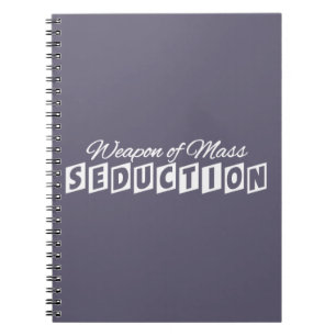 Mass Seduction - kundenspezifisches Notebook Notizblock