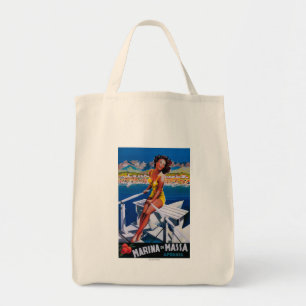 Massa Jachthafen-Reise-Plakat Tragetasche