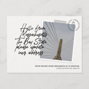 Massachusett Staat Reiseziel Ankündigung