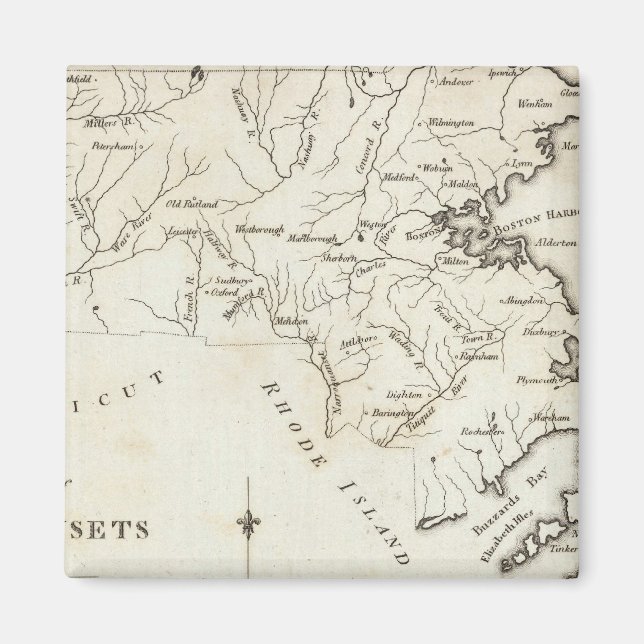 Massachusetts 2 magnet (Vorne)