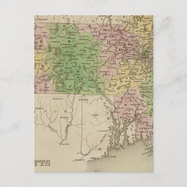 Massachusetts 4 postkarte (Vorderseite)