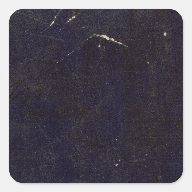 Massachusetts 6 quadratischer aufkleber (Vorderseite)