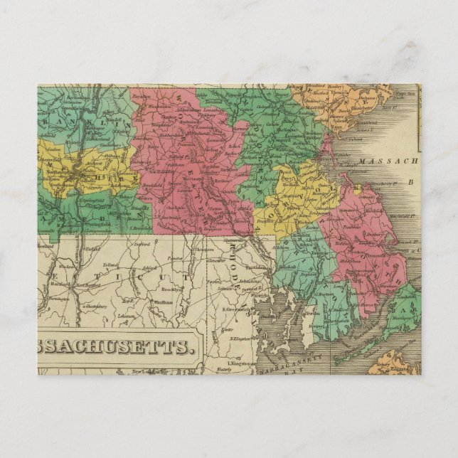 Massachusetts 7 postkarte (Vorderseite)