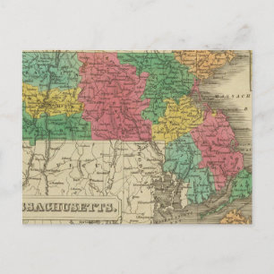 Massachusetts 7 postkarte