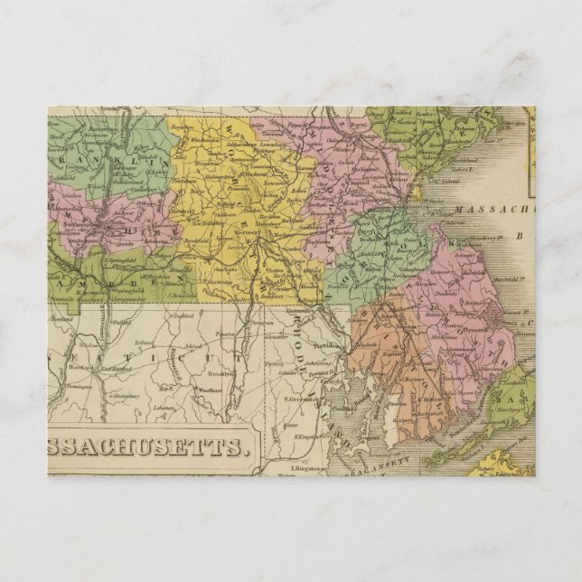 Massachusetts 7 postkarte (Vorderseite)