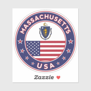 Massachusetts Aufkleber