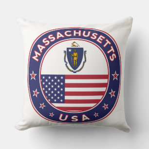 Massachusetts, Aufkleber für Massachusetts, Telefo Kissen