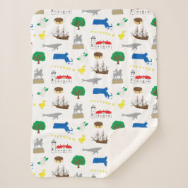 Massachusetts Blanket Sherpadecke