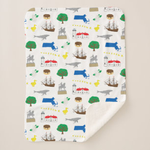 Massachusetts Blanket Sherpadecke