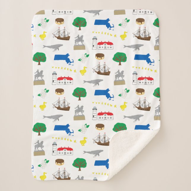 Massachusetts Blanket Sherpadecke (Vorderseite)