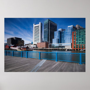 Massachusetts, Boston, Bundesstaatliche Zentralban Poster