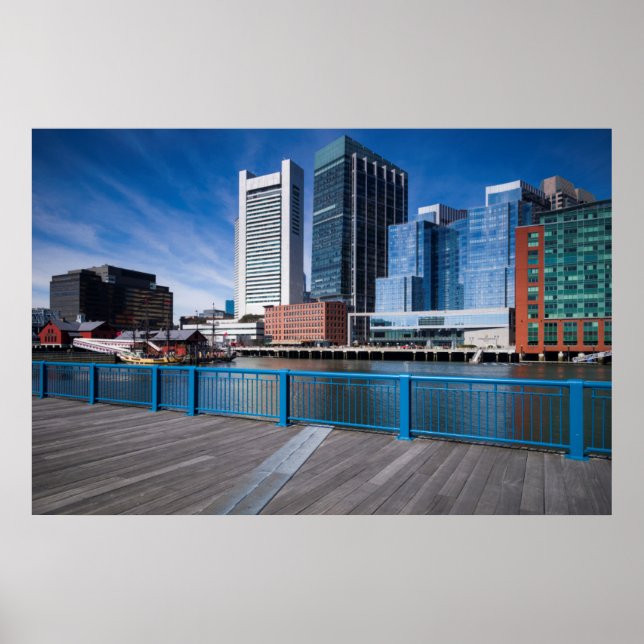 Massachusetts, Boston, Bundesstaatliche Zentralban Poster (Vorne)