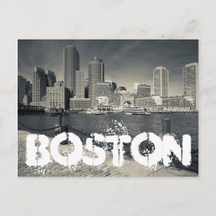 Massachusetts, Boston, Gebäude am Rowe's Wharf Postkarte