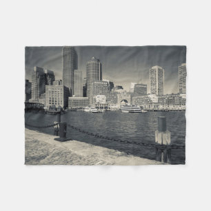 Massachusetts, Boston, Gebäude an der Rowe's Wharf Fleecedecke
