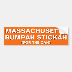 Massachusetts Bumpah Stickah Funny Autoaufkleber