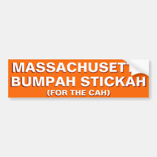 Massachusetts Bumpah Stickah Funny Autoaufkleber