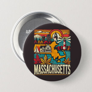 Massachusetts Button
