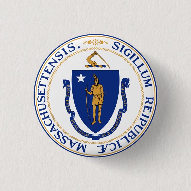 Massachusetts Button (Vorderseite)