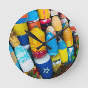 Massachusetts, Cape Ann, Rockport, Rockport Runde Wanduhr