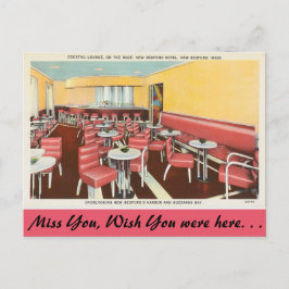 Massachusetts, Cocktail Lounge, New Bedford Postkarte