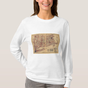 Massachusetts, Connecticut, Rhod Insel T-Shirt