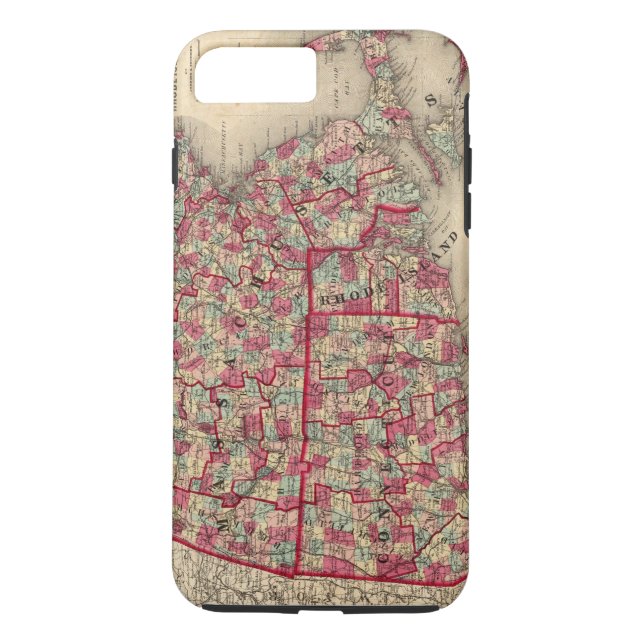 Massachusetts, Connecticut und Rhode Island Case-Mate iPhone Hülle (Rückseite)