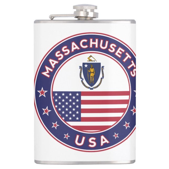 Massachusetts Flachmann (Vorderseite)