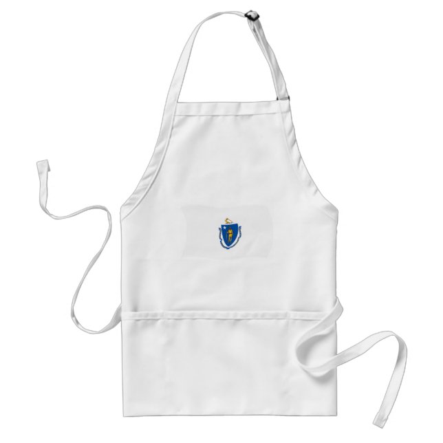 Massachusetts-Flaggen-Schürze Schürze (Vorne)