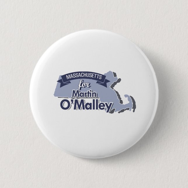 Massachusetts für Martin O'Malley Button (Vorderseite)
