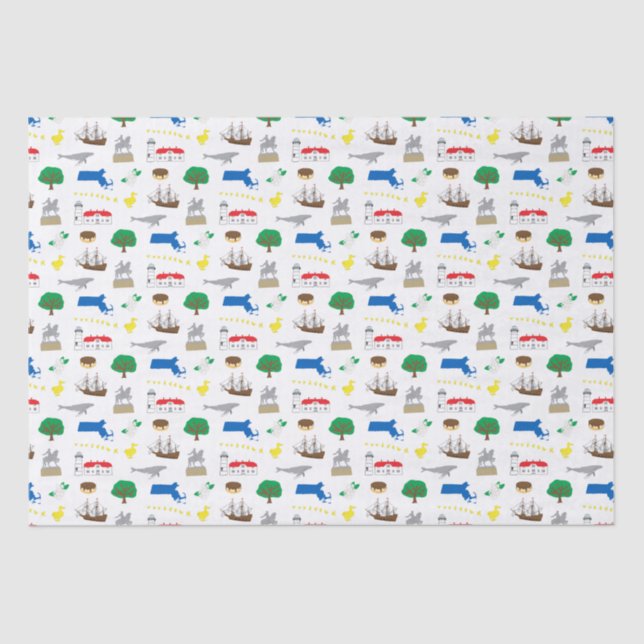 Massachusetts-Gewebepapier Seidenpapier (Vorderseite)