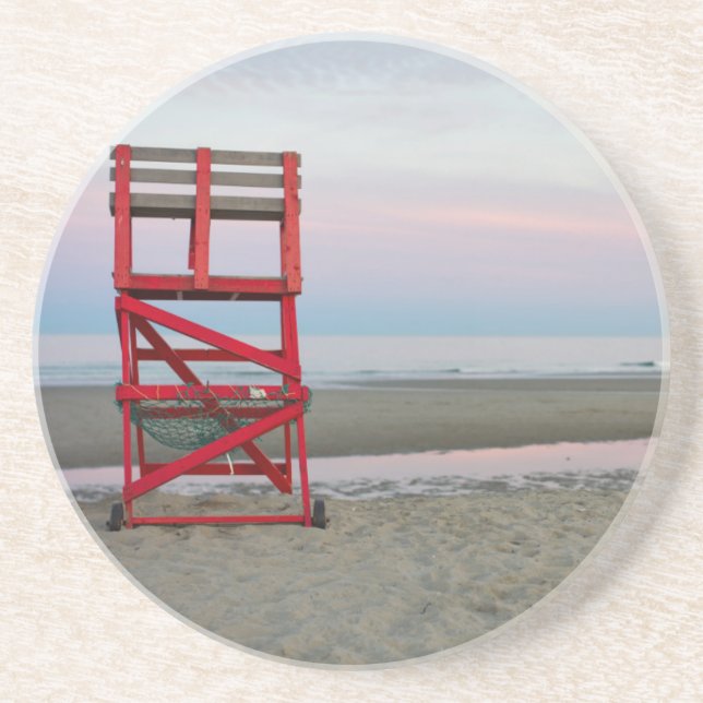 Massachusetts, Gloucester, Good Harbor Beach Sandstein Untersetzer (Vorne)