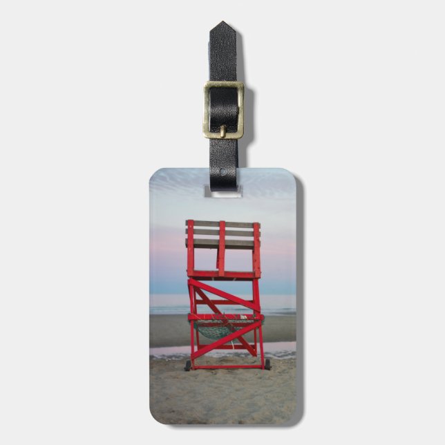 Massachusetts, Gloucester, Good Harbour Beach Gepäckanhänger (Vorderseite vertikal)
