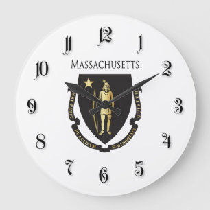 Massachusetts Große Wanduhr
