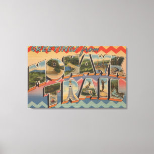 Massachusetts - Grüße vom Mohawk-Pfad 2 Leinwanddruck