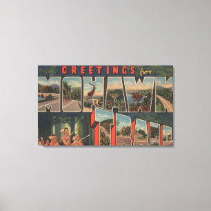 Massachusetts - Grüße vom Mohawk-Weg Leinwanddruck