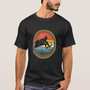 Massachusetts Hawaii Roots Origin Staat Map Retro T-Shirt