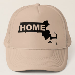 Massachusetts Heimweg von Ball Cap Hut Truckerkappe