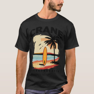 Massachusetts Kransurfbrett Surfbretter Männer Fra T-Shirt