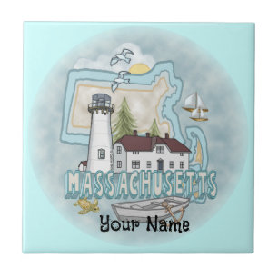 Massachusetts Leuchtturm-Kachel Fliese