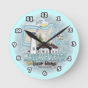 Massachusetts Leuchtturm Uhr
