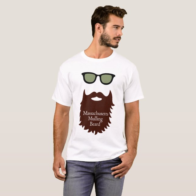 Massachusetts Mulling Beard T-Shirt (Vorne ganz)