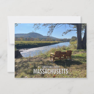 Massachusetts Postkarte