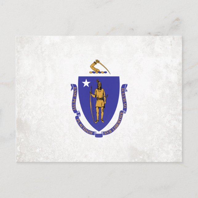 Massachusetts Postkarte (Vorderseite)