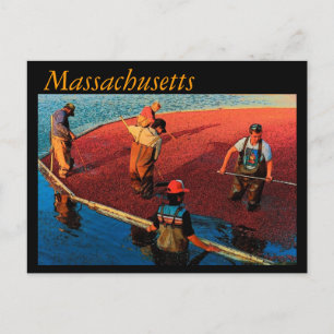 Massachusetts Postkarte