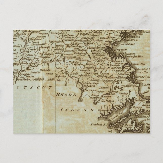 Massachusetts Postkarte (Vorderseite)