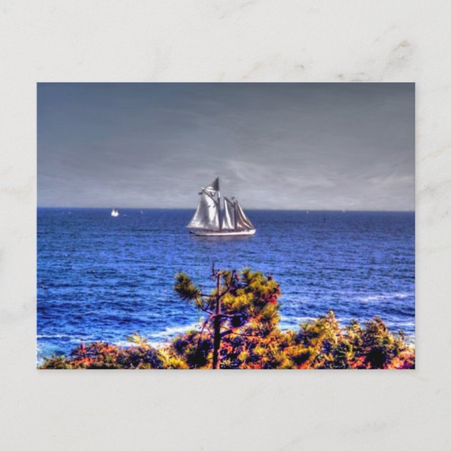 Massachusetts, Postkarte (Vorderseite)